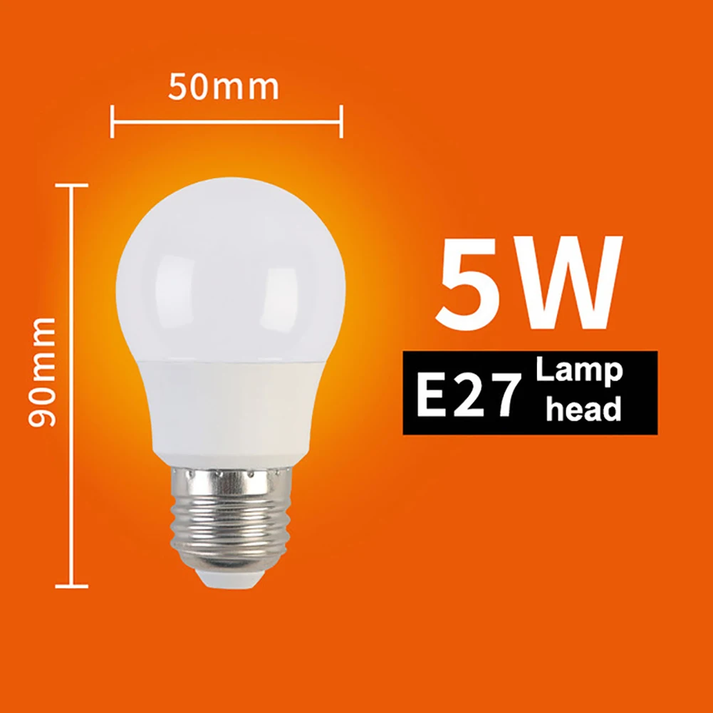 New 5W/15W AC 85-265V E27 Spiral Base 2835SMD LED Lamp Energy Saving Bulb Anti-Leakage Fast Heat Dissipation Bright Soft Light | Дом и сад