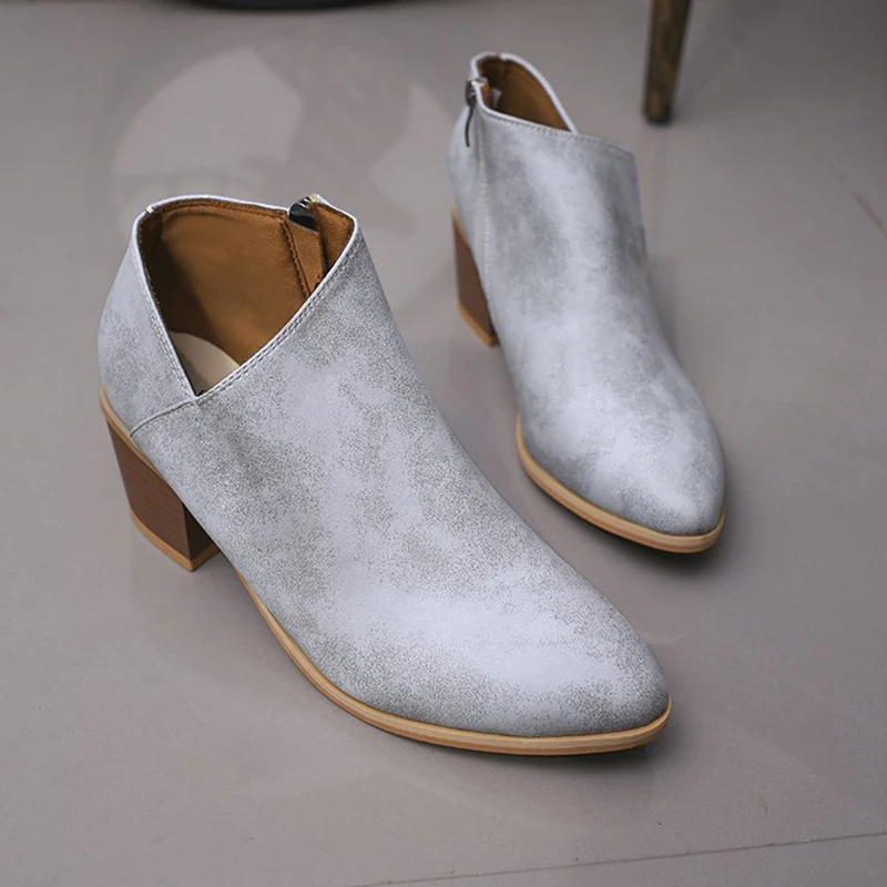 Женская обувь ботильоны в стиле ретро на среднем каблуке 2019 г. Шикарные летние