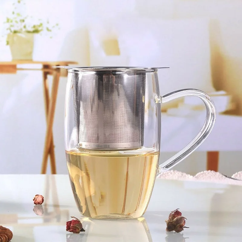 

Stainless Steel Tea Leak Filter Reusable Tea Strainer Teapot Metal Tea Infuser Loose Tea Leaf Spice Filter Tea Accessories