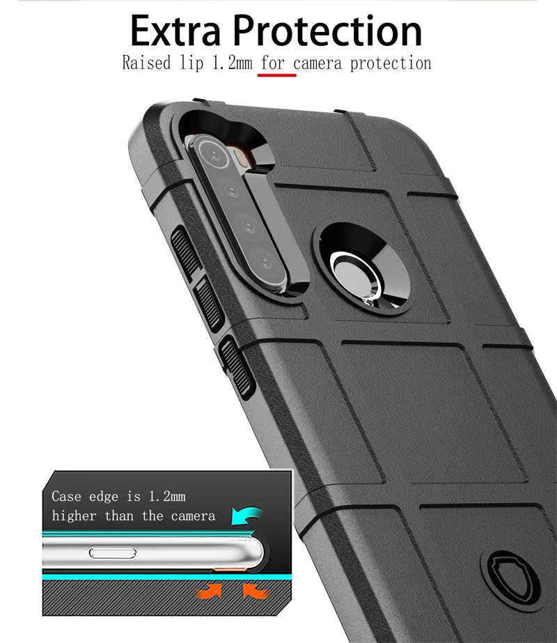 Роскошная прочная защита подушки безопасности Чехол для Xiaomi Redmi Note 8T чехол