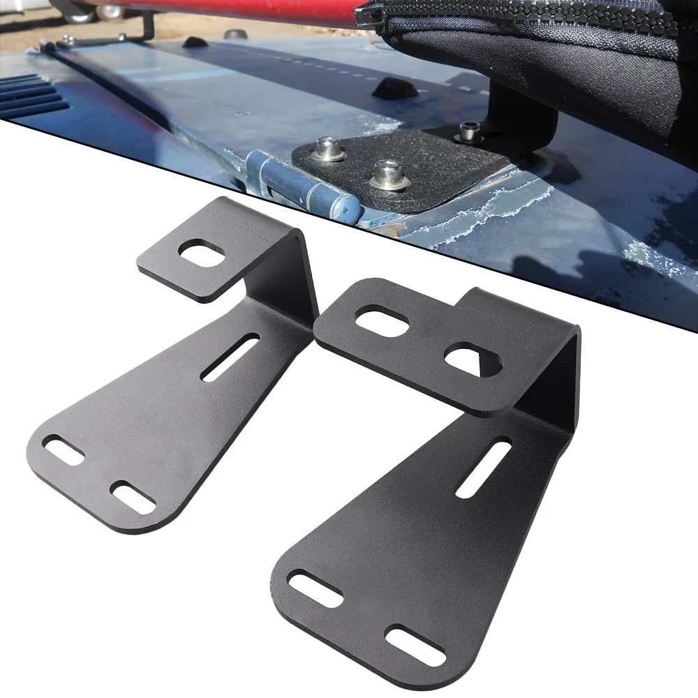 

Steel Off-road Vehicle Roof Modification Bracket Suit Hood Bracket For Jeep Wrangler CJ 1944-1986 / YJ 1987-1995 / TJ 1997-2006