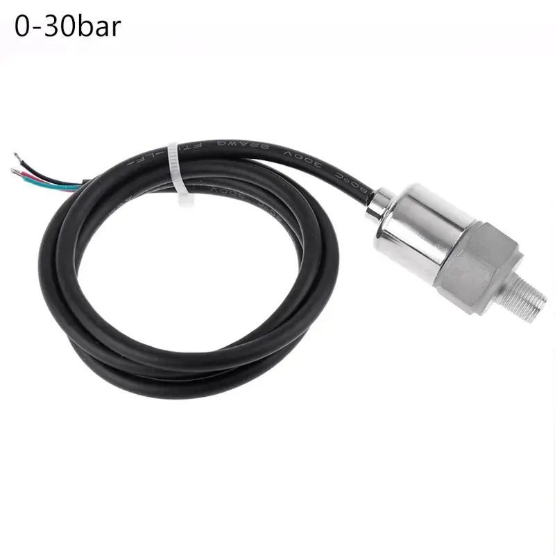 1/8 &quotВход 8 32V 12V 24V DC Датчик давления датчик 0 10/20/30 бар W91B|Преобразователи давления|