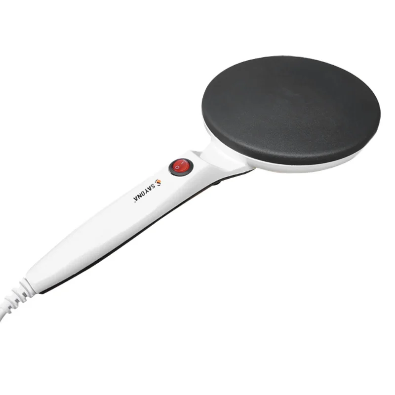 Электрическая машинка для выпечки пиццы 600 вт портативная сковорода блинов