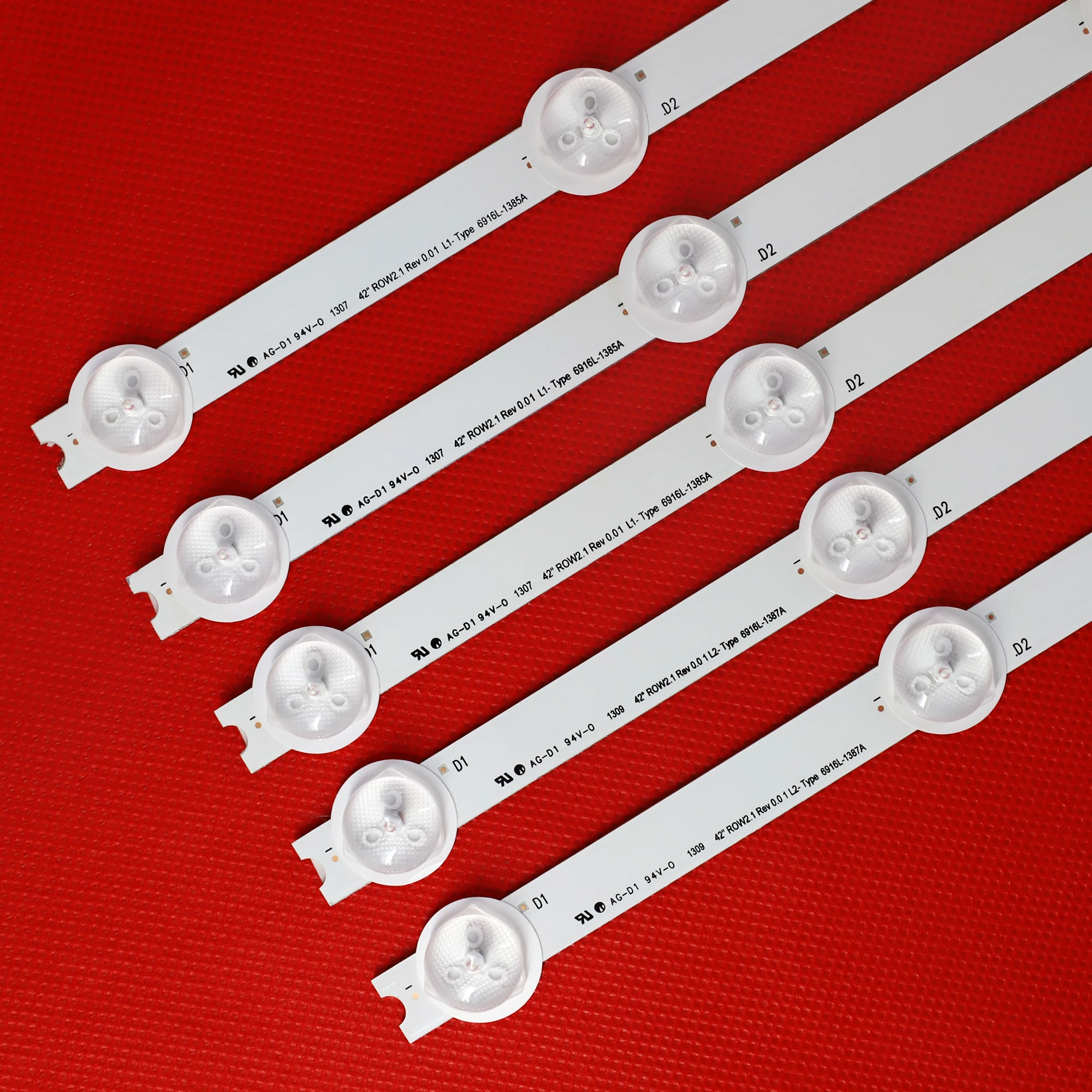 Новый 50 шт./компл. R1 L1 R2 L2 ТВ светодиодный подсветка бар идеально подходит для LG