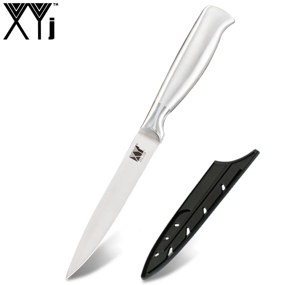 J.utility knife XYj кухонный нож из нержавеющей стали 3," 5" " 8" простая Легкая удобная ручка точилка для кухонных ножей держатель для ножей - Цвет: J.utility knife