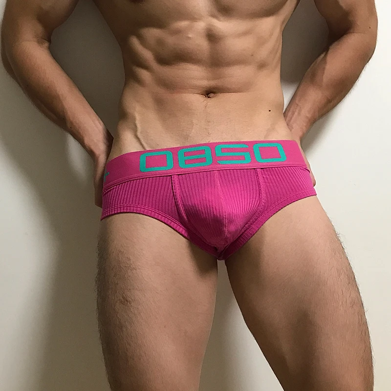 BS хлопковые трусы с кармашком для Для мужчин нижнее белье пикантная обувь без