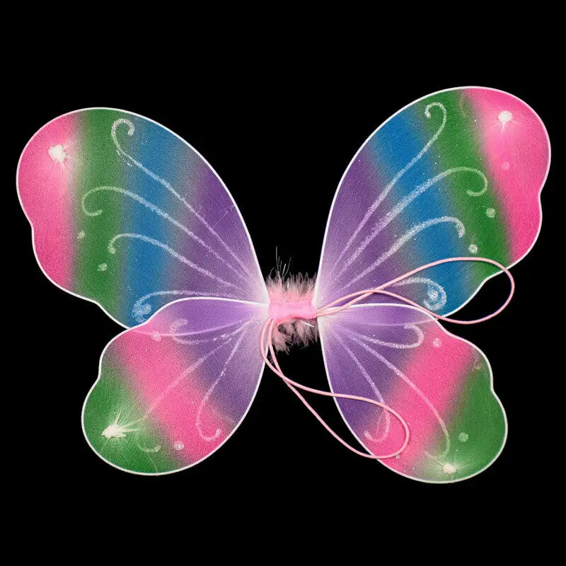 Новинка 42 см для взрослых и детей сказочное многоцветное платье-бабочка с