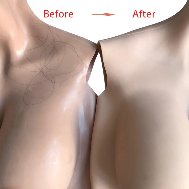 Модернизированная версия силиконовых костюмов для тела чашка D с вагинальной