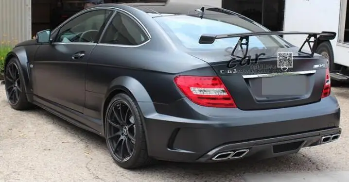 Карбоновое волокно заднего багажника спойлер крыло подходит для BENZ W204 C Class C180 C200