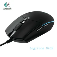 original logitech g102 gaming wired mouse optical wired game mouse support windows 1087 support desktop laptop