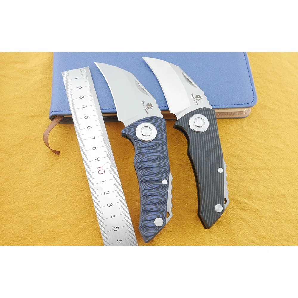 Складной нож LOVOCOO с откидной ручкой для попугая D2 Blade G10 шариковый подшипник