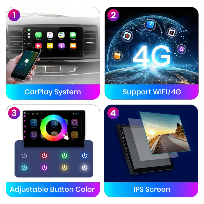 Автомагнитола Junsun с экраном мультимедийный видеоплеер на Android для Mitsubishi Lancer 2007 2013