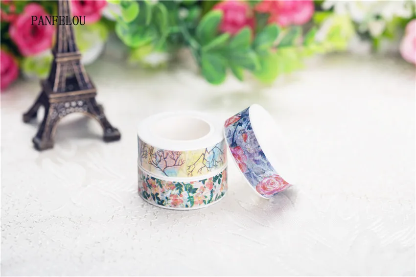 10 м * 15 мм пляжные раковины наклейки Washi Маскировочная лента качественная хорошая