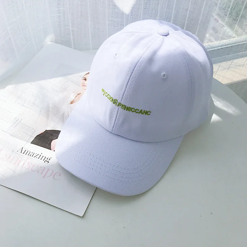 Bauhinia Spring Summer High Quality Cotton Baseball Cap Hat Women Men Dad Hat BROOKLIN Embroidery Outdoor Sports Caps