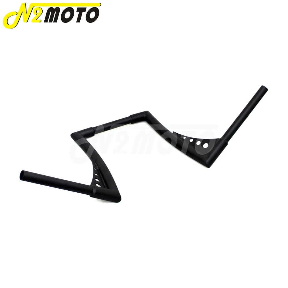 Черная Вешалка на руль для Harley Sportster Touring Dyna FLST Chopper Cafe Racer 12 дюймов ширина 30 1/2
