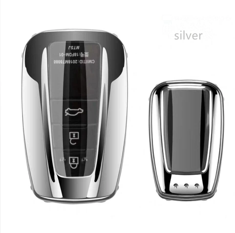 Чехол для автомобильного ключа из мягкого ТПУ чехол с карманом Toyota Camry Corolla C HR CHR