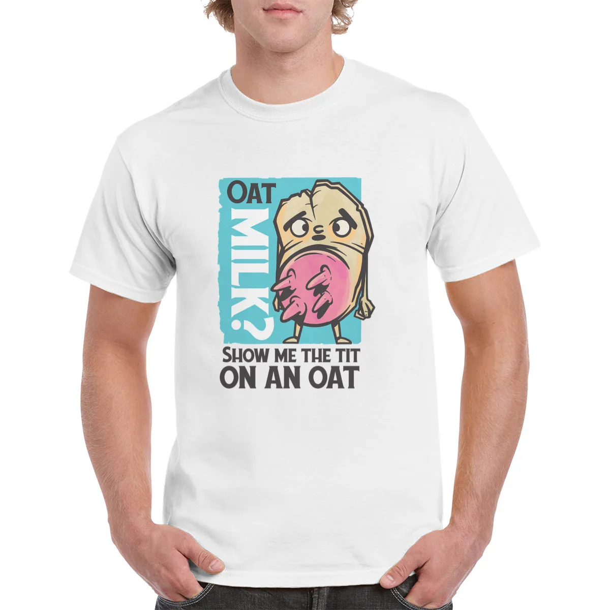 

Футболка oatmilkshirt мужская хлопковая, летняя тенниска с рисунком аниме, с коротким рукавом, брендовая майка, одежда оверсайз