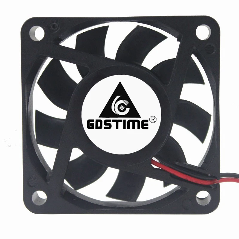 Кулер Gdstime DC 12 В 60 мм 6 см 60x60x15 2P 6015 вентилятор охлаждения 10 шт. в партии|12v cooling