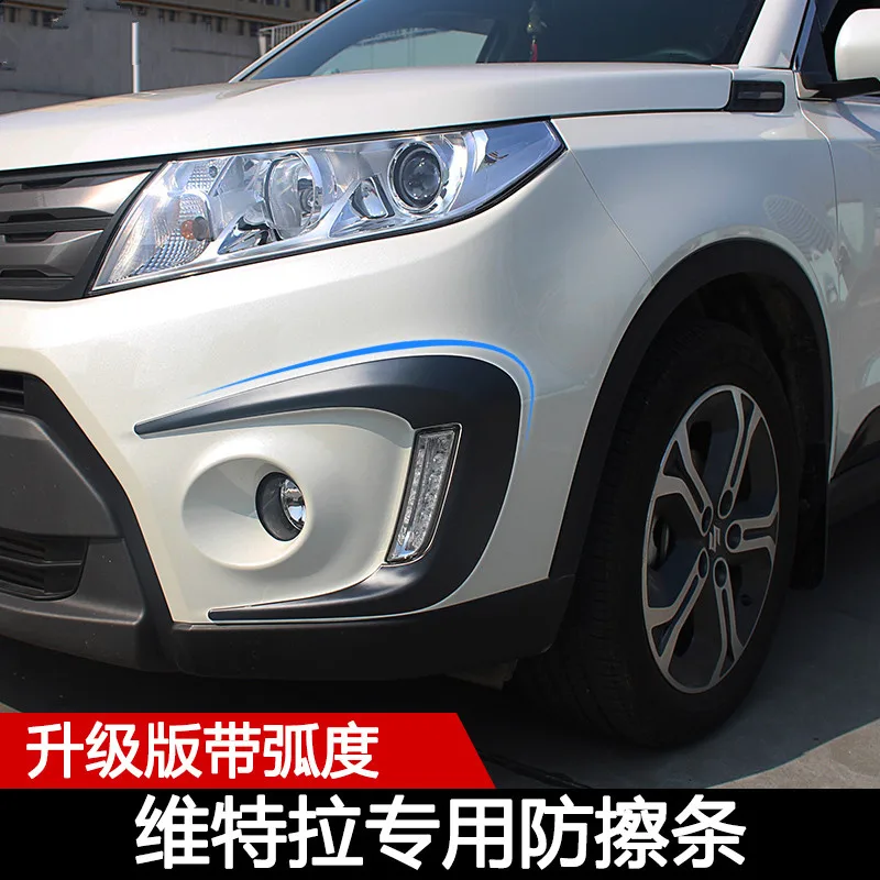 

European version of the ABS car body side moldings side door decoration Front light eyebrow trimming for 2015-2019 Suzuki Vitara