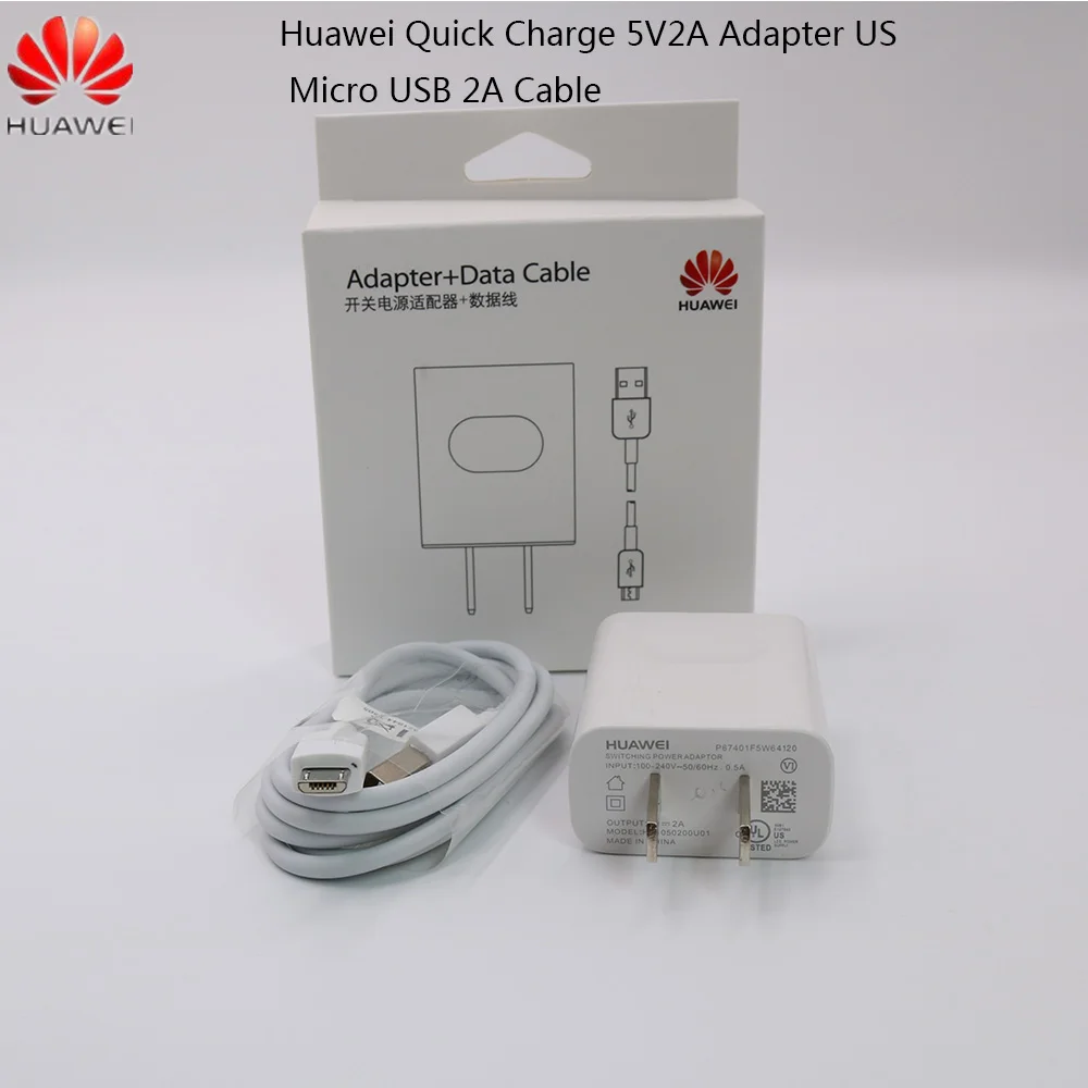 Оригинальное зарядное устройство для Huawei 5 в 2 а США адаптер питания быстрой