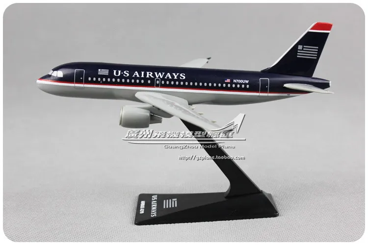 17 см США Airline 1:200 масштаб Пластик сборки самолета Модель американского
