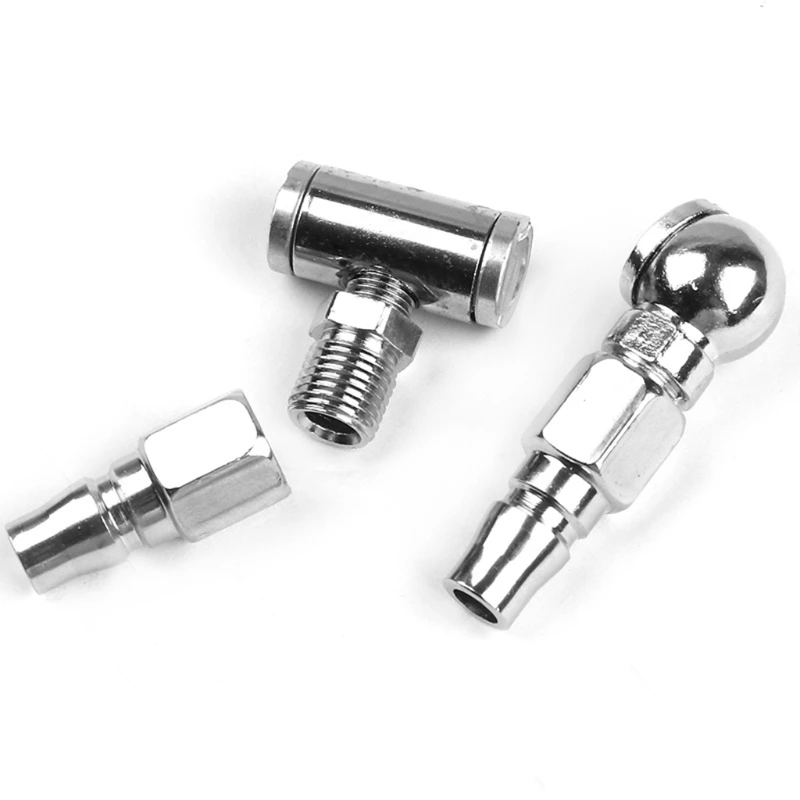 

Air Inflator Tire Dual Head Adapter Double-head Inflatable Tyre Pump Tube for Car and 77HB