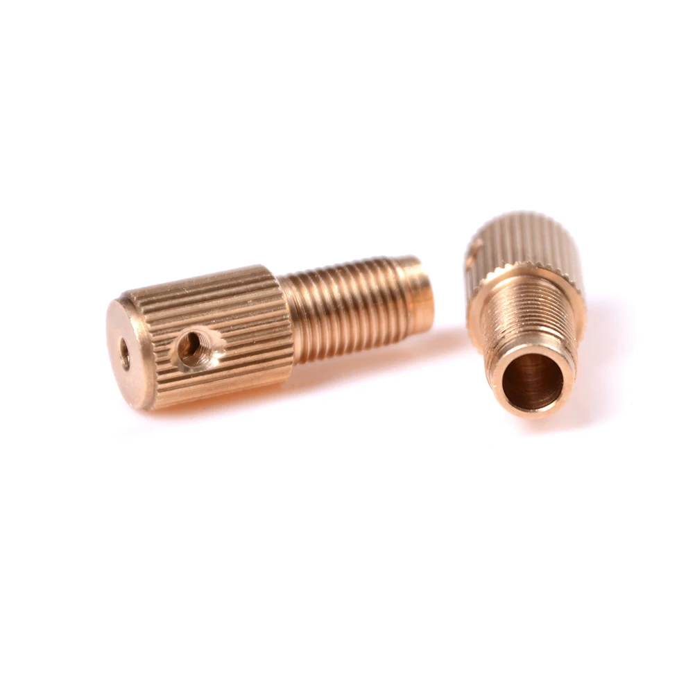 

2Pcs Brass Electric Motor Shaft Clamp Fixture Chuck Mini Small Collet Drill Chuck Adapter For Drill Micro Drill Bit 2.3mm