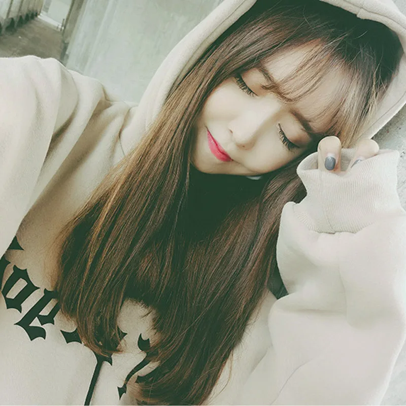 Женская толстовка большого размера Harajuku осенне-зимний пуловер для девочек топы с