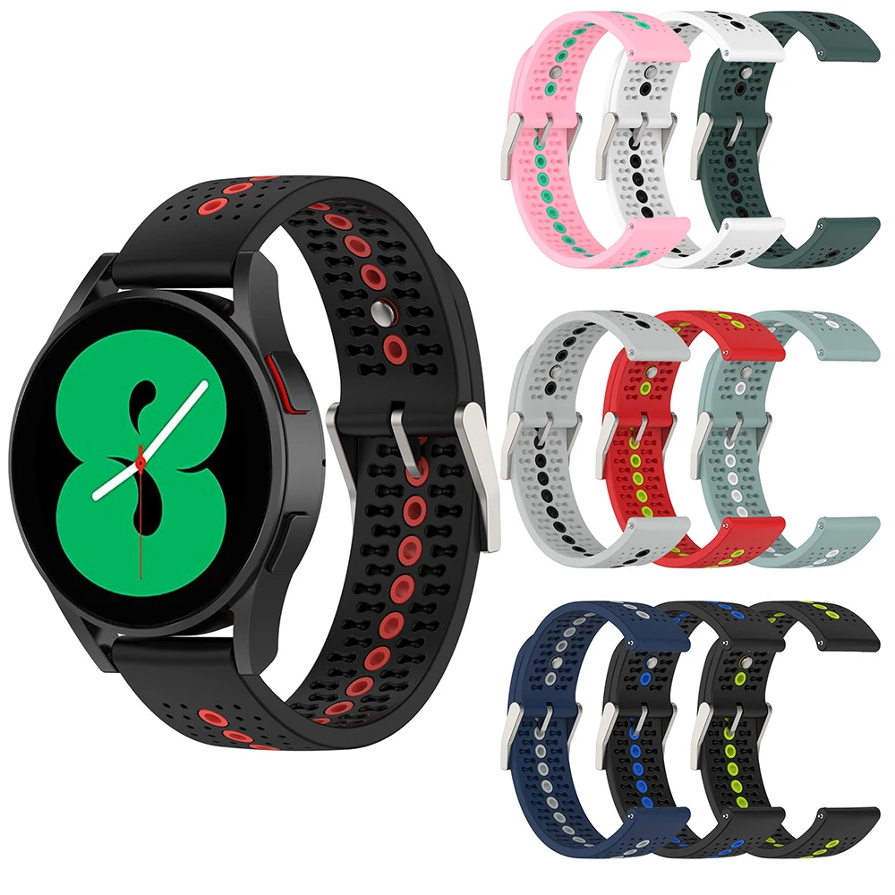 

Origin Silicone Band for Samsung Galaxy Watch 4 Classic 46mm 42mm Universal Silicone Strap 22mm for Galaxy Watch 4 44mm 40mm