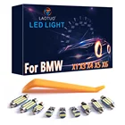 100% для BMW X1 E84 X3 E83 F25 X4 F26 X5 E53 X70 X6 E71 E72 Автомобильный светодиодный Интерьер Карта Купол багажник Canbus автомобильный комплект аксессуаров