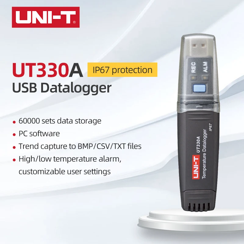 UNI-T USB Datalogger UT330A UT330B UT330C 60000 большой объем памяти автоматическое хранение данных |