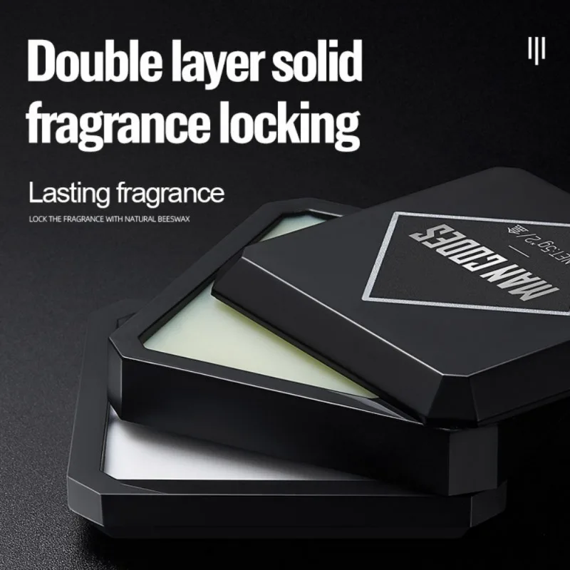 Твердый парфюм без спирта для мужчин волшебный бальзам железный ящик легко