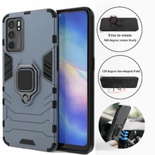 For OPPO Reno6 5G Case For OPPO Reno6 5G Cover Cases Shockproof Silicone Armor PC TPU Protective Phone Bumper For OPPO Reno6 5G