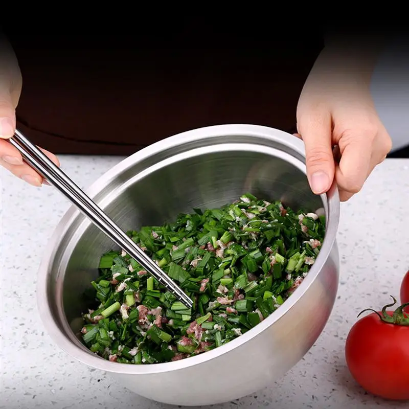 Vegatable тазик из нержавеющей стали с крышкой круглая миска для смешивания