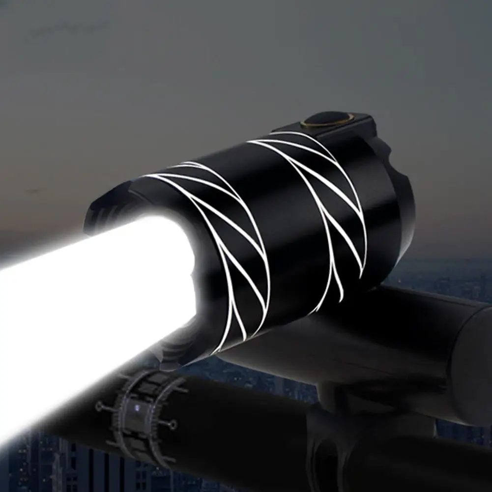 

USB Rechargable Lamp Zoomable T6 LED Bike Front Light Torch 3 Modes Cycling Headlight Aluminum Ultralight Bicycle Light USB LED