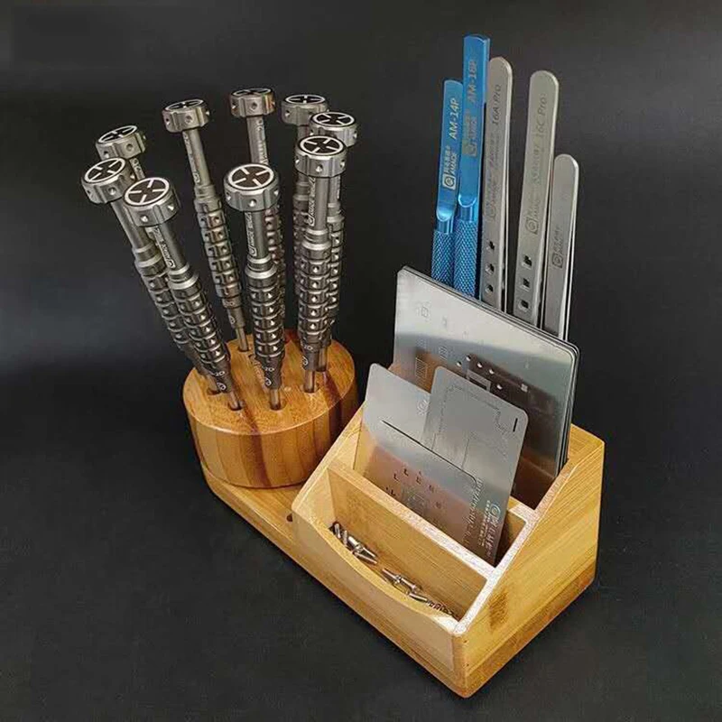 Новейшая модель AMAO M62 вращающегося магнитного отвертка деревянный подделки