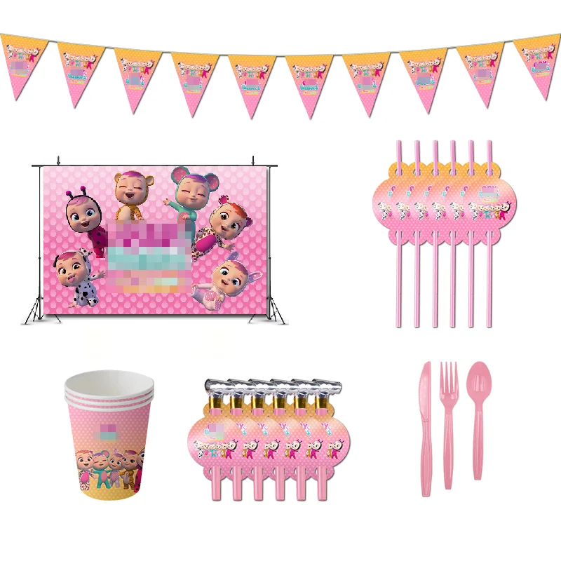 Декоративные игрушки для дня рождения Cry Baby тематические сувениры поставки