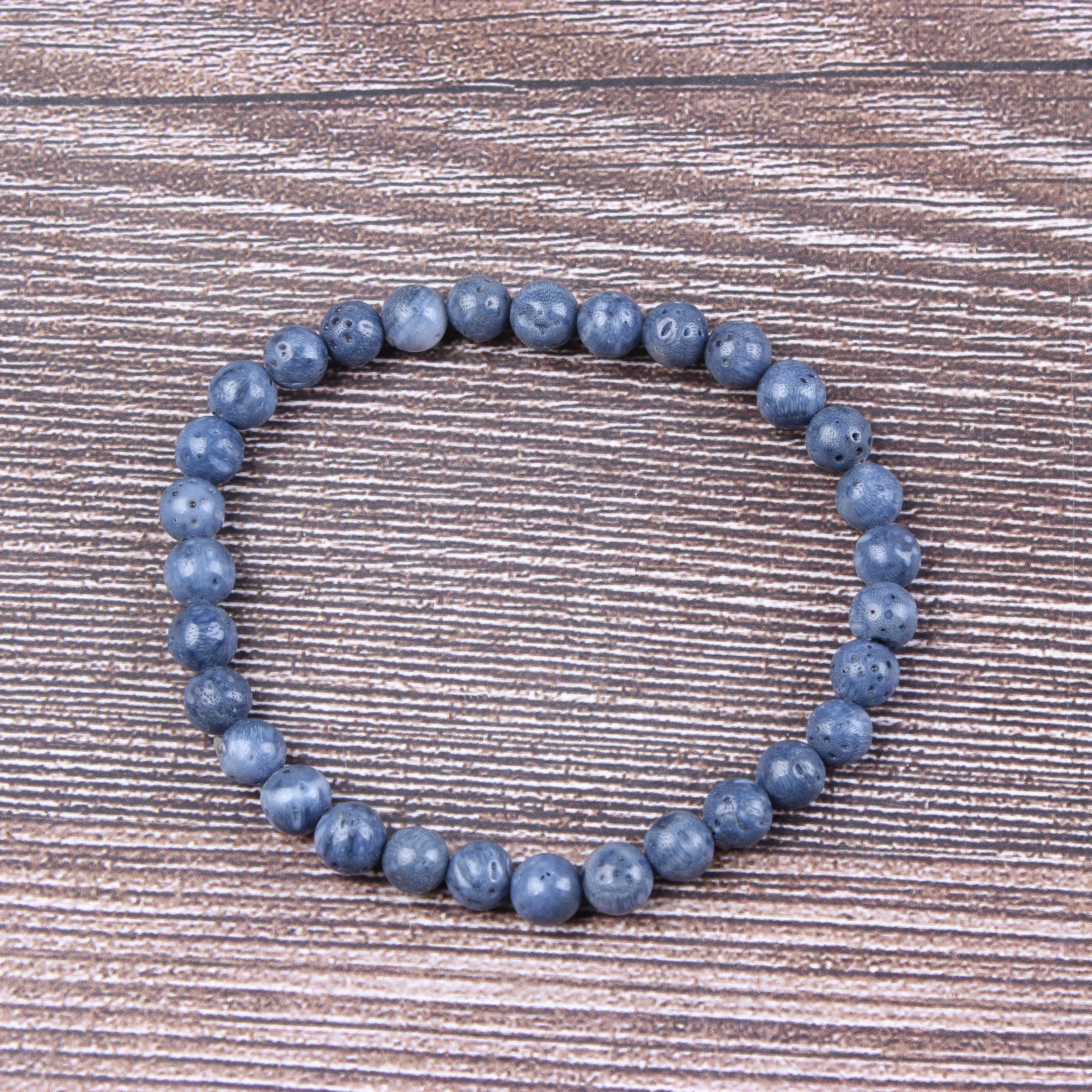 

Fashion jewelry 6 / 8 / 10mm miscellaneous stone bracelet natural jewelry beads are suitable for men's and women's accessories