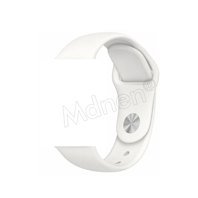 Силиконовый ремешок-петля для Apple Watch 42 мм 38 мм Iwatch 5 4 3 2 1 браслет с магнитной пряжкой - Цвет ремешка: 26 Soft white
