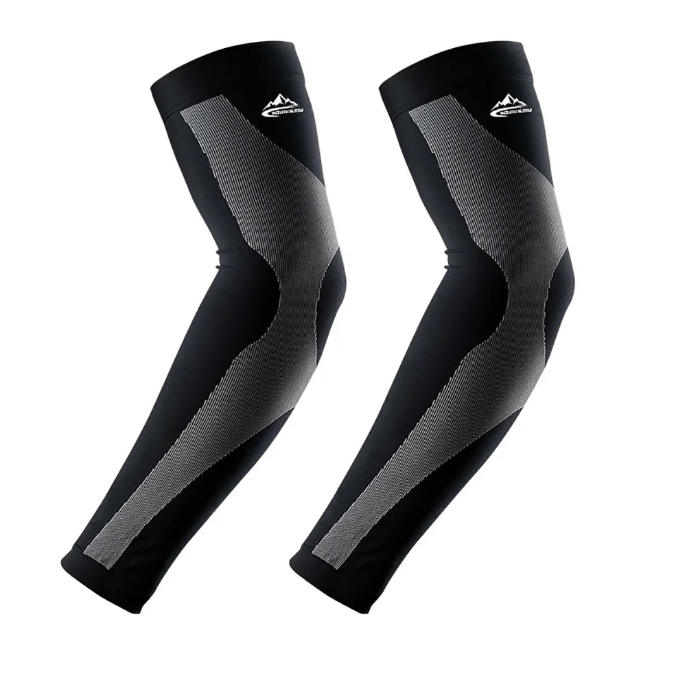 

Quick Dry UV Protection Running Arm Sleeves Basketball Elbow Pad Fitness Armguards Sports Cycling Elbow Protective Equipment ML