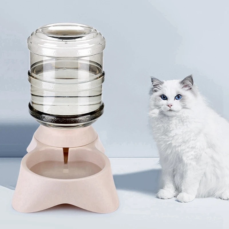 

Автоматическая Емкость объемом л для домашних животных, емкость для питья воды, диспенсер большой емкости для кормления кошек и собак