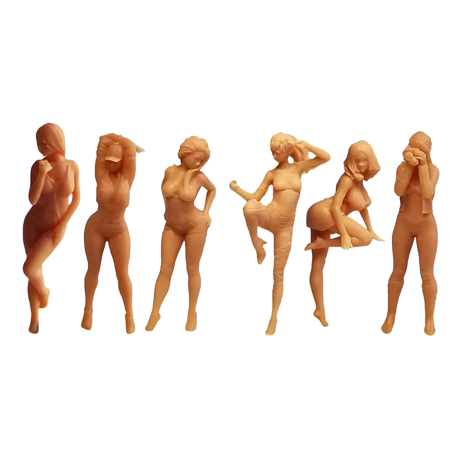 

1:64 Scale Mini Figures Spice Woman Miniature Scene Model Layout S Gauge
