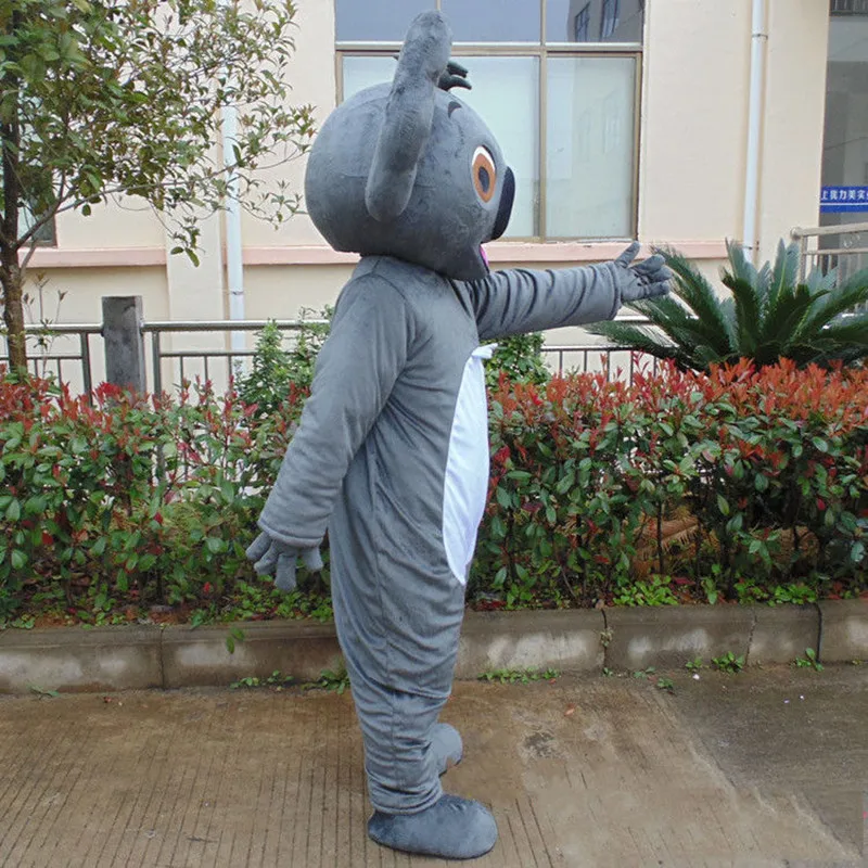 Костюм талисмана коалы медведя вечернее платье для взрослых наряд косплея на