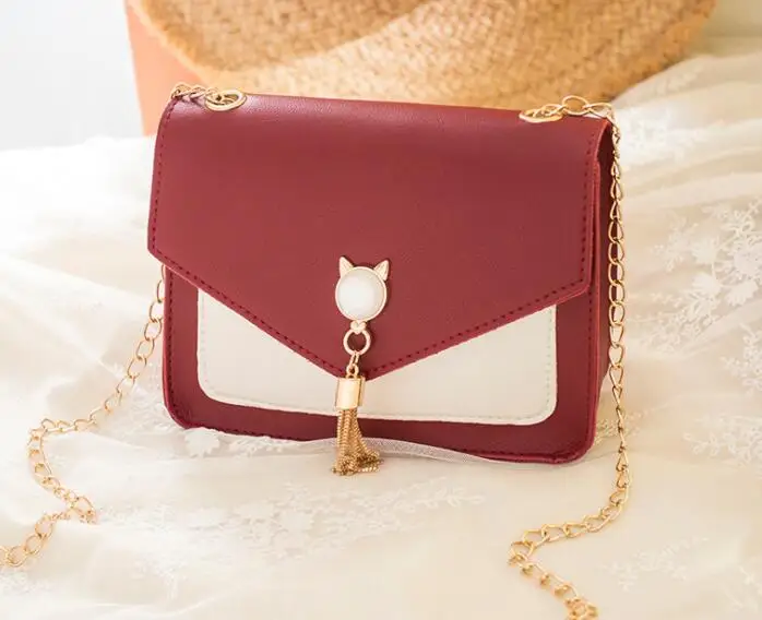 Для женщин с кисточками из искусственной кожи небольшой мини Сумки crossbody сумка на