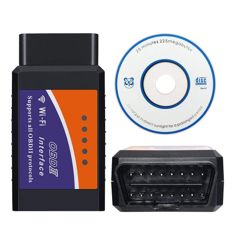Автомобильный диагностический сканер ELM327 V1.5 OBD2 Wi-Fi для Android/IOS/Windows | Автомобили и