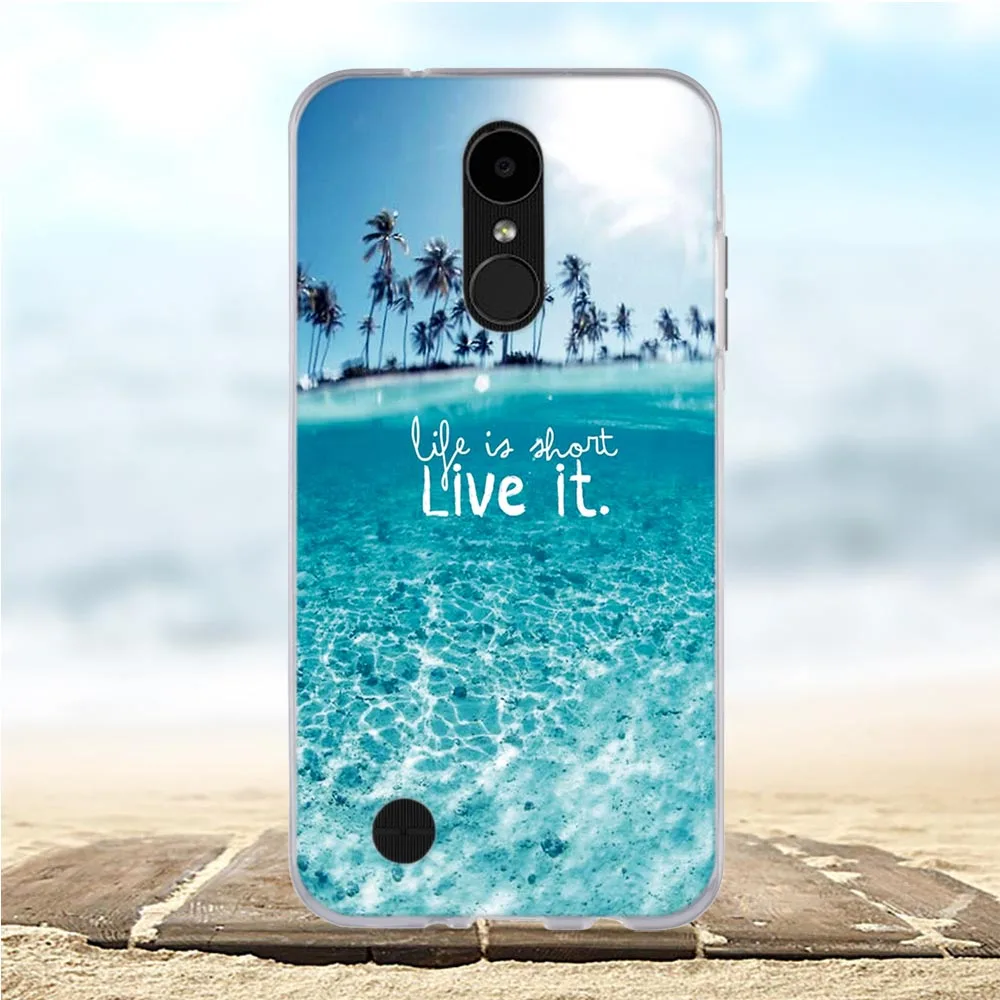 Для LG K4 2017 / M160 чехол из мягкого силикона ТПУ 3D узор милый для Phoenix 3 Fortune телефона s |