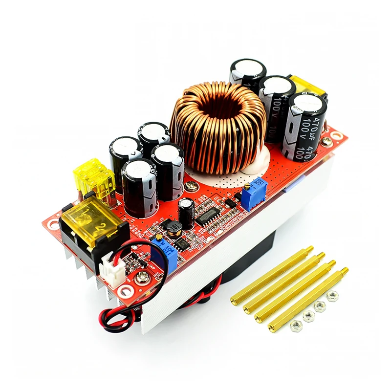DC-DC 1500 Вт 30A повышающий преобразователь напряжения CC CV модуль питания постоянный