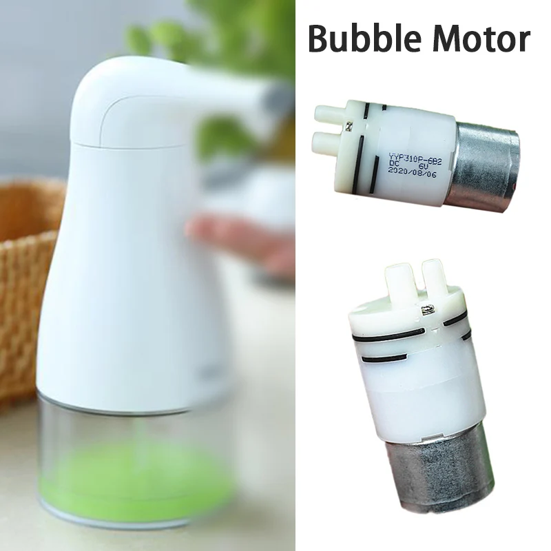 

1Pc Air Pump With Foamer Induction Hand Sanitizer Soap Dispenser 3.7V/5V/6V Mini Bubble Motor
