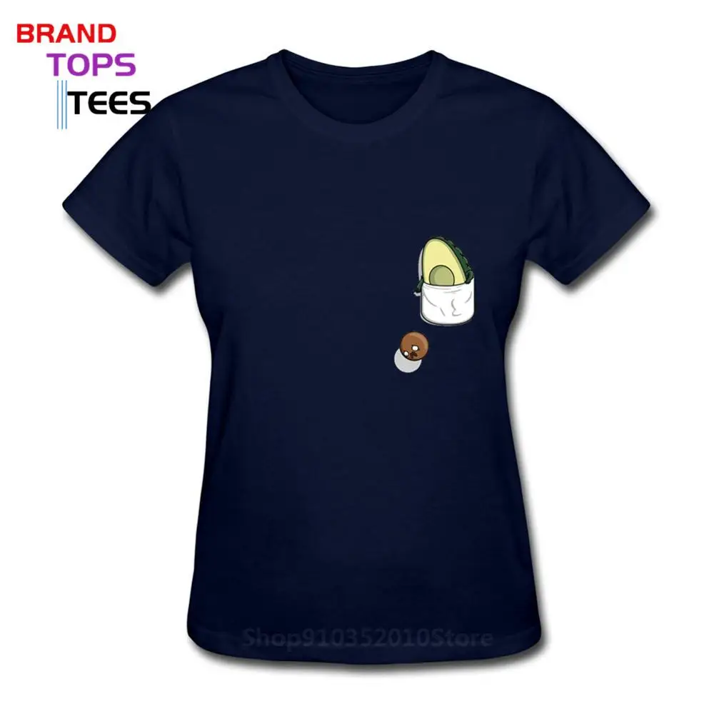

Lifesome Cartoon Avopocket T shirts women avocados t-shirts foodie nutrition fruit tee shirt Funny Cute pocket avocado T shirt