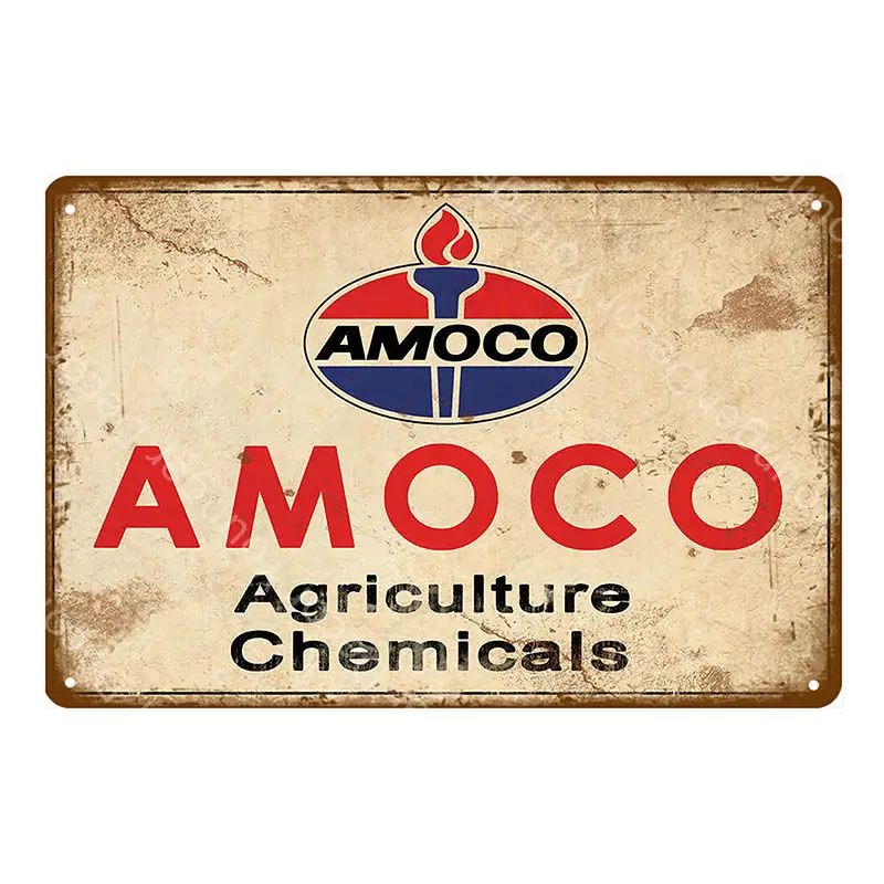 YD6677AI Amoco моторное масло декоративный металлический плакат мобильный масло знаки бензин настенные таблички Винтаж Гараж Декор Бар Паб человек пещера Carft YI-070 - Цвет: YD6677AI